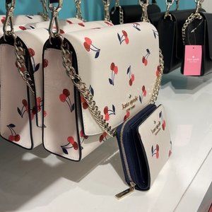 Kate Spade Carson Convertible Crossbody & Kate Spade Small Zip Around Bifold Wal